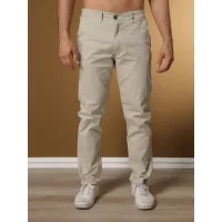 Calças Sarja Masculina Alfaiataria Esporte Fino Bolso Faca Bolso Embutido