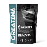 Creatina Suplemento Monohidratada em Pó 100% Pura Importada - Soldiers Nutrition
