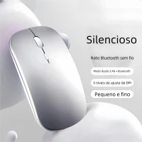 Mouse Sem Fio Home Office - Recarregável com Bateria Interna e LED RGB