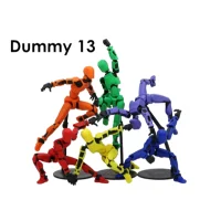 Figura de Ação Articulada Dummy 13 – Brinquedo 3D em PLA para Montagem